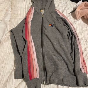 Aviator nation zip up sweatshirt